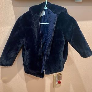 Navy blue Zara coat